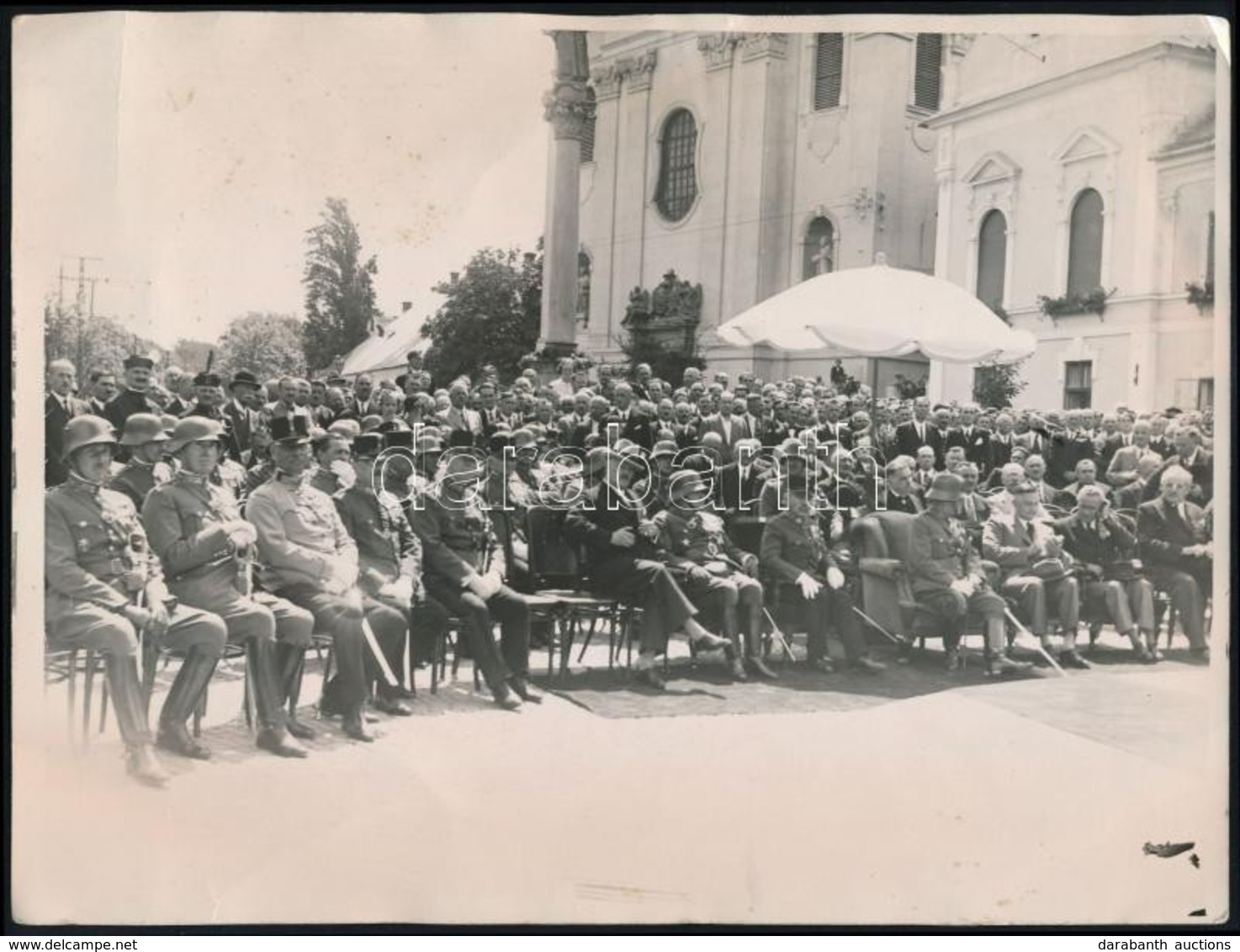 1926 Miskolc. Vasutas Emlékmű Leleplezési ünnepsége. 24x18 Cm - Otros & Sin Clasificación