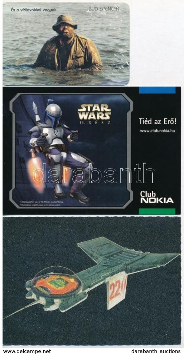 3 Db Film Reklám (Én A Vízilovakkal Vagyok, Star Wars II., Az Idő Urai) - Publicités