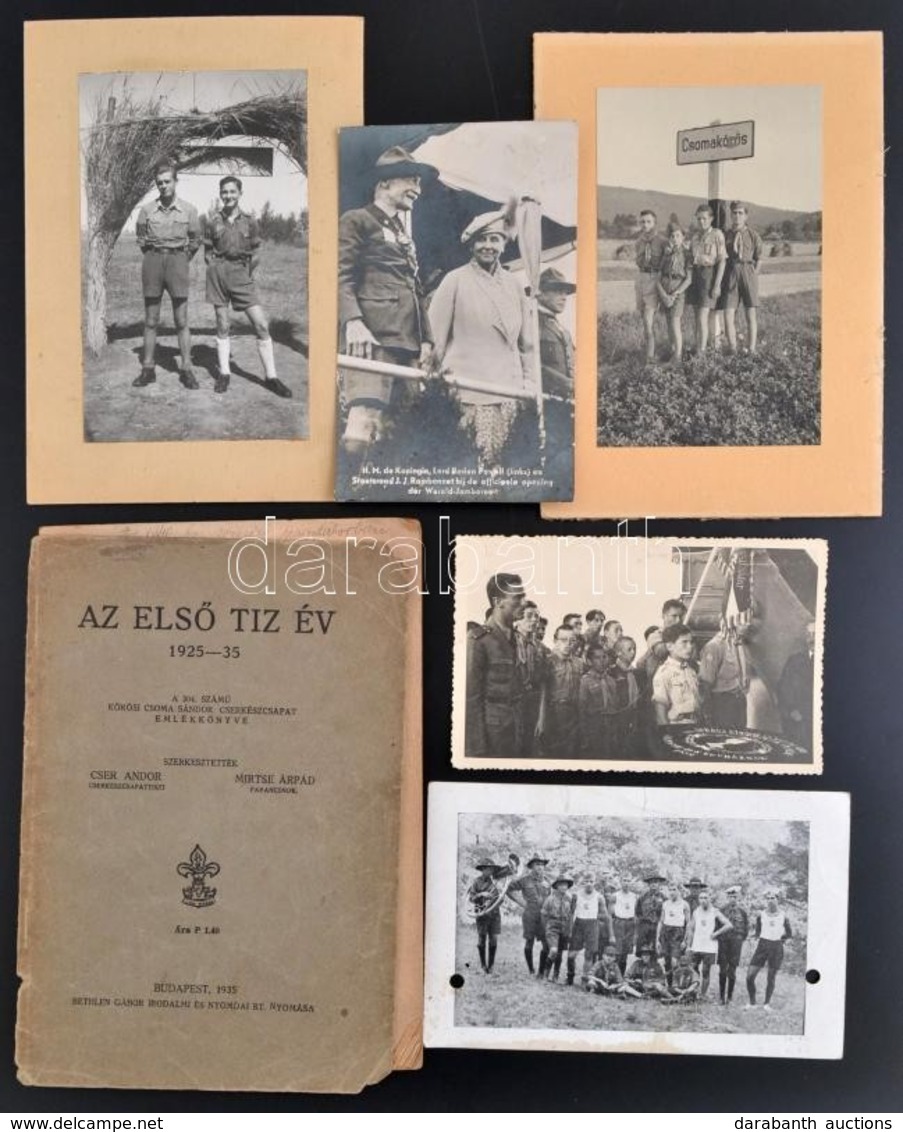 Cca 1930-1945 A 304. Sz. Kőrösi Csoma Sándor Cserkészcsapattal Kapcsolatos Okmányok, Nyomtatványok, Fotók. A Történetükr - Scouting
