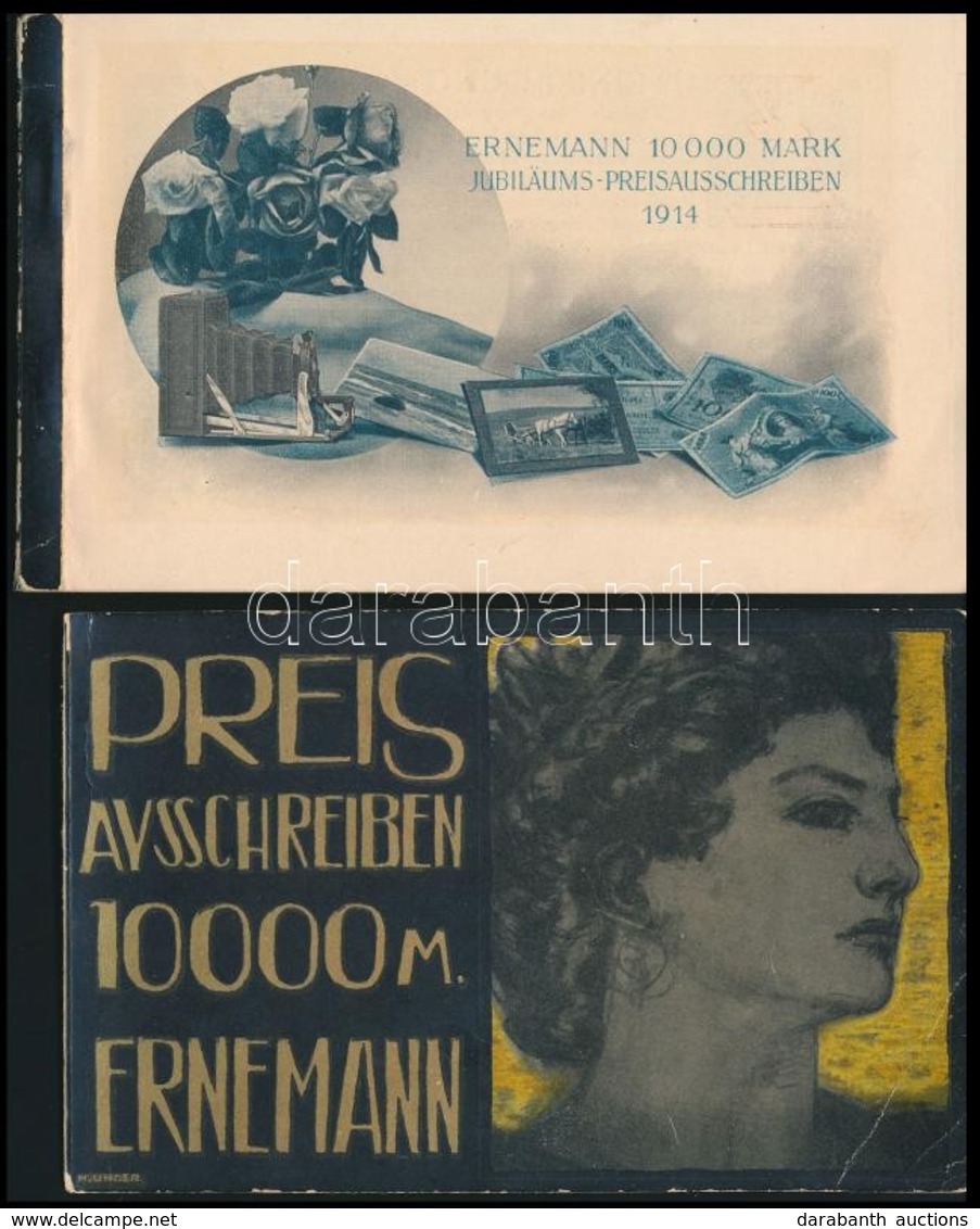 Cca 1920 Ernemann Fényképezőgépgyártó 10000M-ás Fotóversenyének Füzete és árjegyzéke.. 32p. Elvált Borítóval - Sin Clasificación