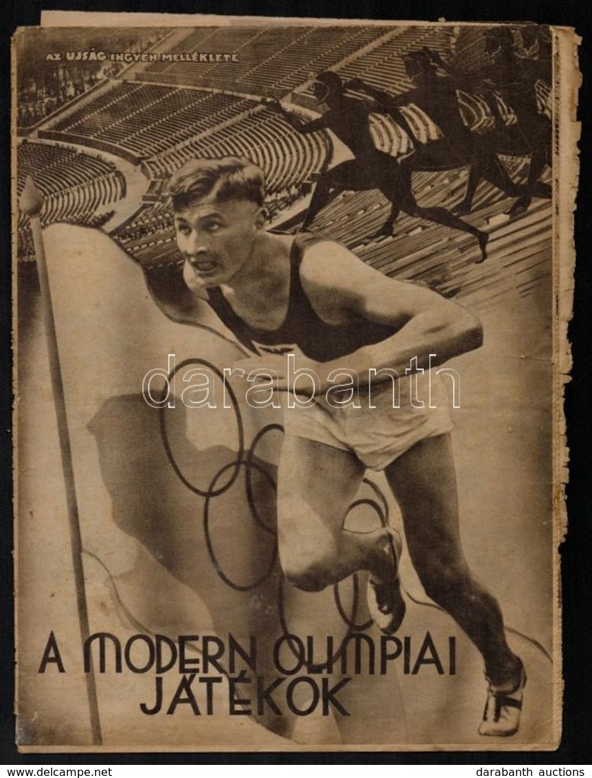 1936 A Modern Olimpiai Játékok - Az Ujság Melléklete, 14p - Sin Clasificación