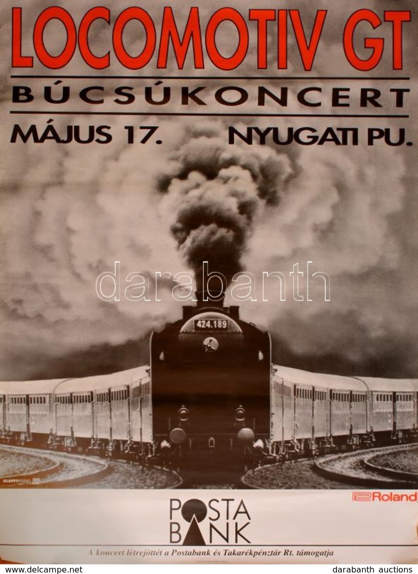 1991 LGT Búcsúkoncert Plakát 82x120 Cm - Otros & Sin Clasificación