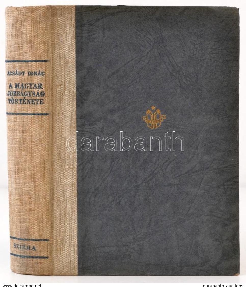 Acsády Ignác: A Magyar Jobbágyság Története. Bp., 1942, Szikra. Kiadói Félvászon Kötés, Belül A Gerincnél Kissé Levált,  - Sin Clasificación