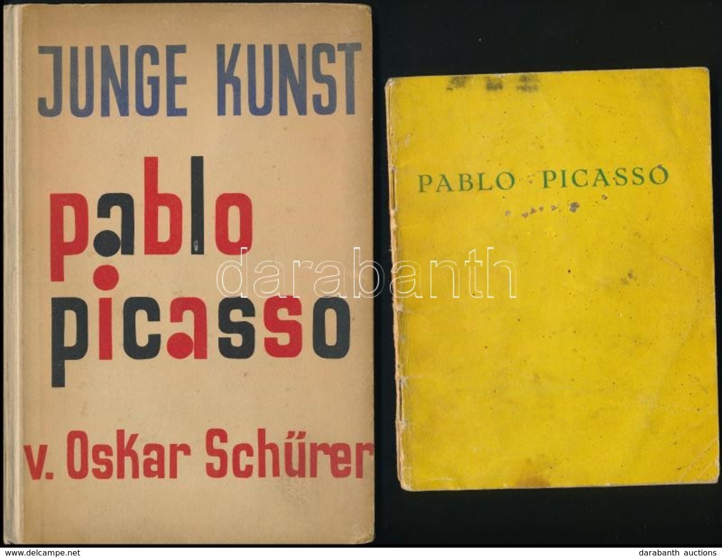 Oscar Schürer: Pablo Picasso. Junge Kunst. Berlin-Lepzig, 1927, Klinkhardt&Biermann, 30 P.+20 T. Német Nyelven. Kiadói F - Ohne Zuordnung