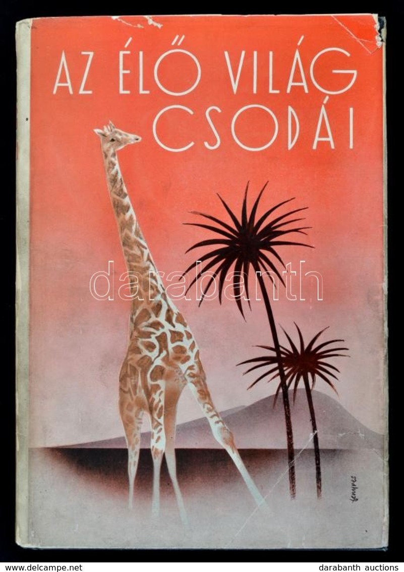 Fürst, Artur - Moszkowski: Az élő Világ Csodái. Bp., é. N., Singer és Wolfner. Vászonkötésben, Kicsit Sérült Papír Védőb - Non Classés