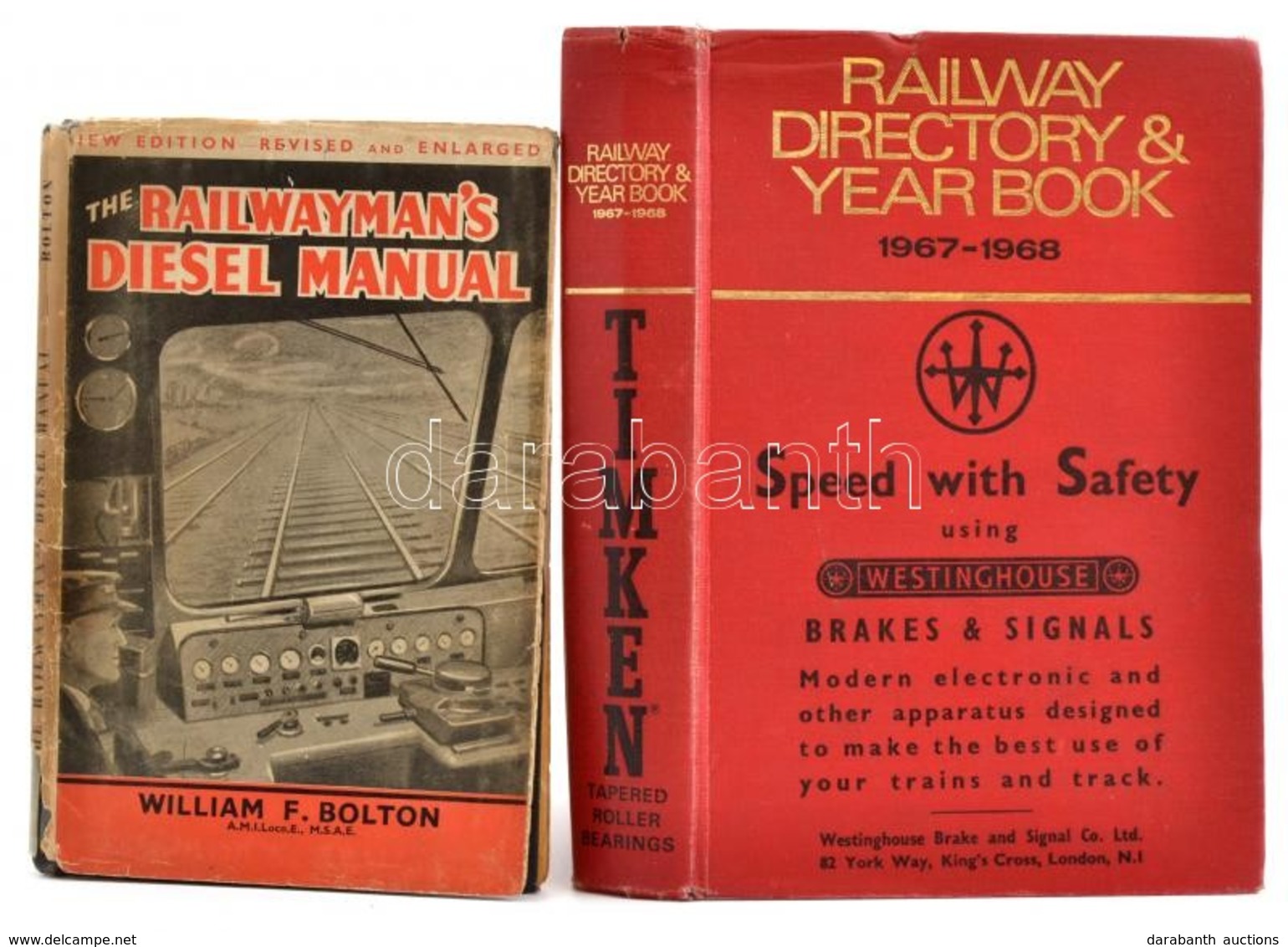 William F. Bolton: Railwayman's Diesel Manual. London,(1958) ,G.H. Lake&Co. Ltd. Angol Nyelven. Kiadói Egészvászon-kötés - Non Classés
