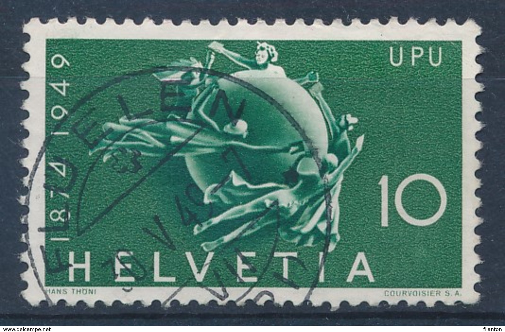 HELVETIA - Mi Nr 522 - Cachet  "FLUELEN" - (ref. 1200) - Usados