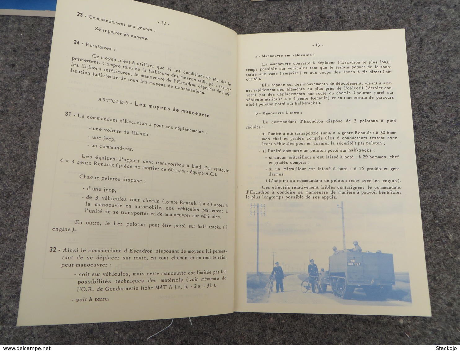 L'Escadron Dérivé De La Gendarmerie Nationale - Document D'étude - 0/05 - Autres & Non Classés