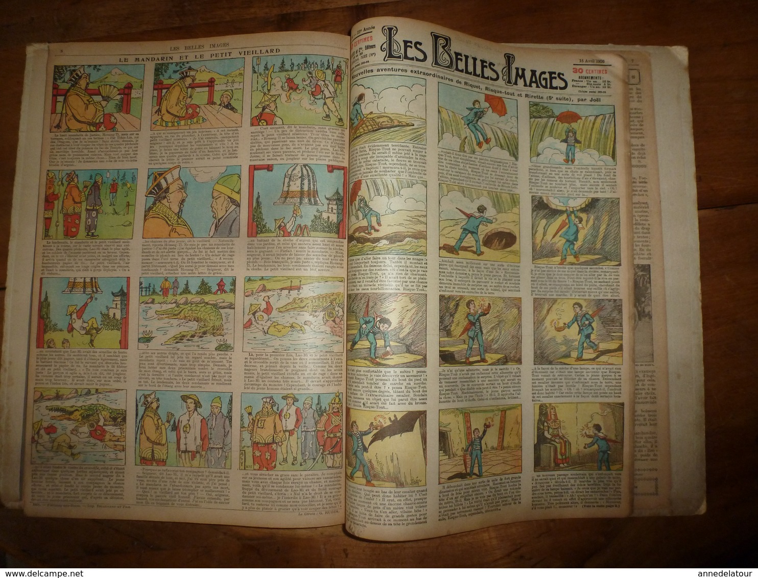 1925-1926 Album des BELLES IMAGES  du N° 1082 daté 11 juin 1925 au N° 1132 daté 27 mai 1926  (51 journaux)