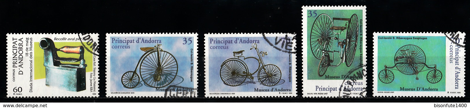 Andorre Espagnol 1996 : Timbres Yvert & Tellier N° 239 - 247 - 248 - 253 - 254 - 257 - 296 - 368 - 369 Et 370 Avec Obl. - Oblitérés