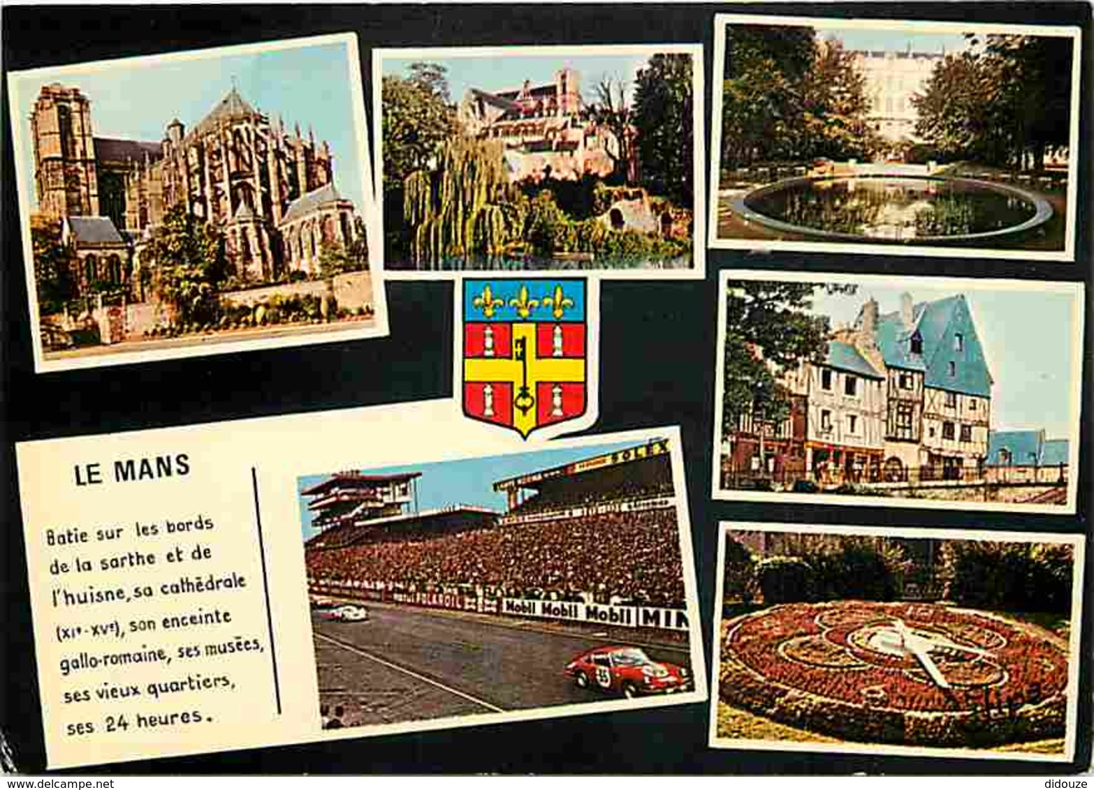 72 - Le Mans - Multivues - Automobiles - Blasons - Carte Neuve - Voir Scans Recto-Verso - Le Mans