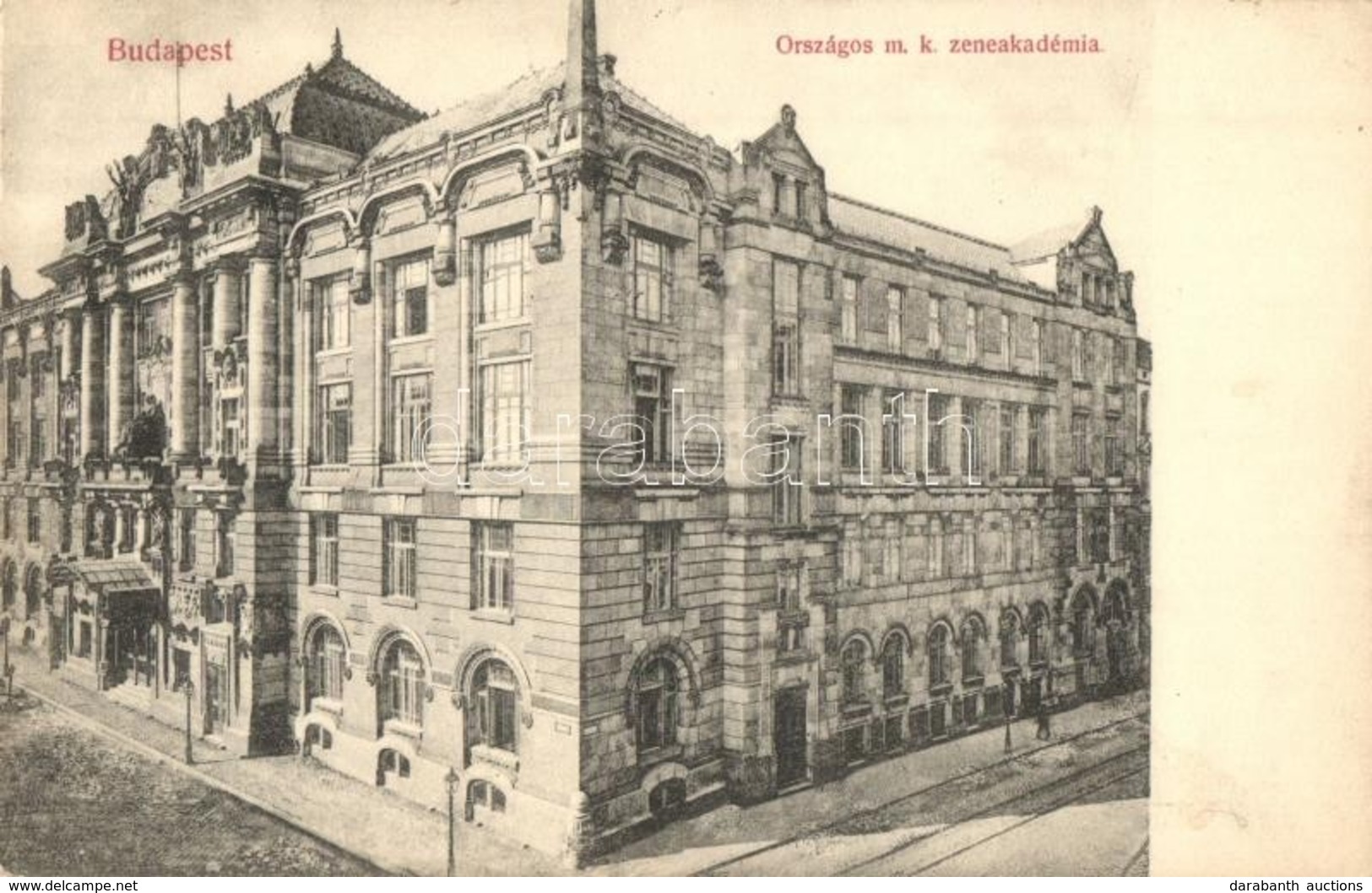 T2 1909 Budapest VI. Zeneakadémia. Divald Károly 1669. 1908. - Sin Clasificación