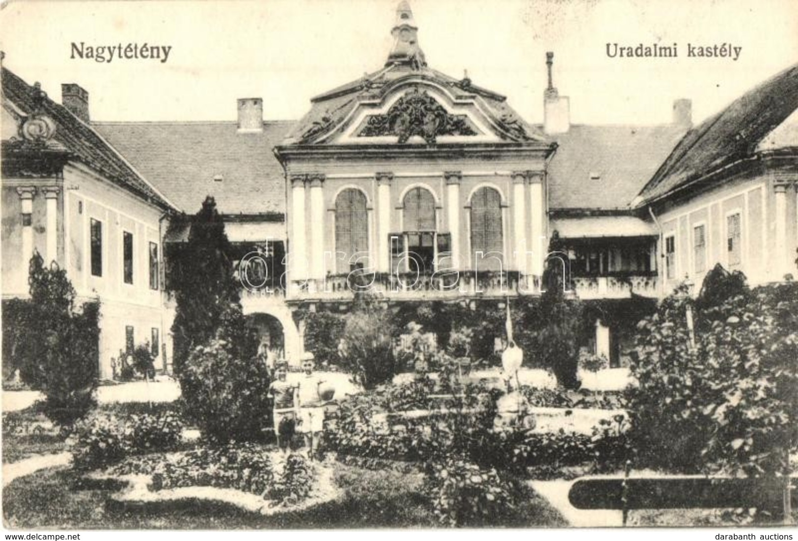 T2/T3 1910 Budapest XXII. Nagytétény, Uradalmi Kastély (Rudnyánszky Kastély). Kiadja Szakály Károly (EK) - Ohne Zuordnung