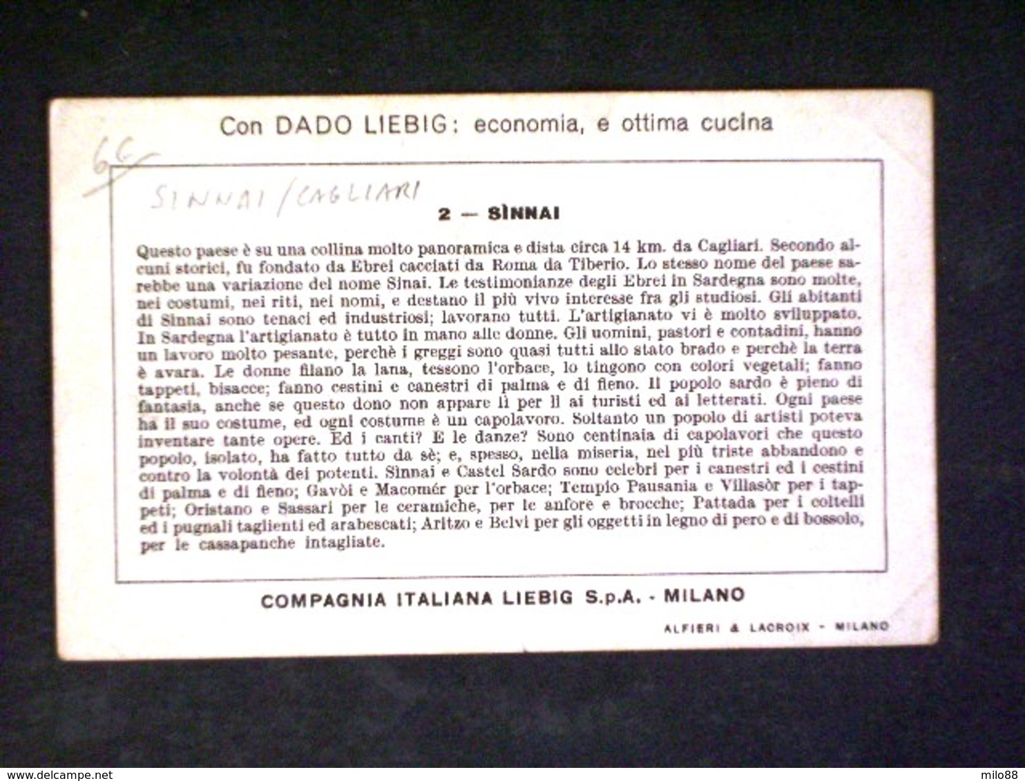 SARDEGNA -CAGLIARI -SINNAI -F.P. LOTTO N°167 - Cagliari