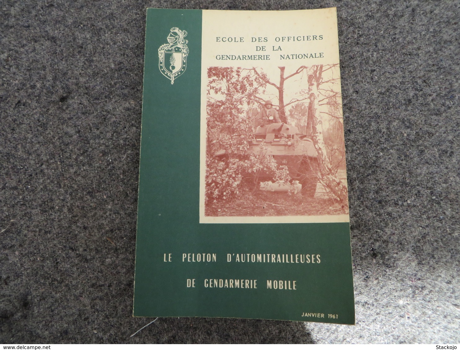 Le Peloton D'Automitrailleuses De La Gendarmerie Mobile - Document D'étude - 0/05 - Autres & Non Classés