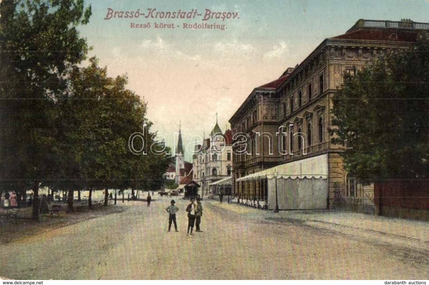 * T2/T3 Brassó, Kronstadt, Brasov; Rezső Körút / Rudolfsring / Street View (fl) - Sin Clasificación