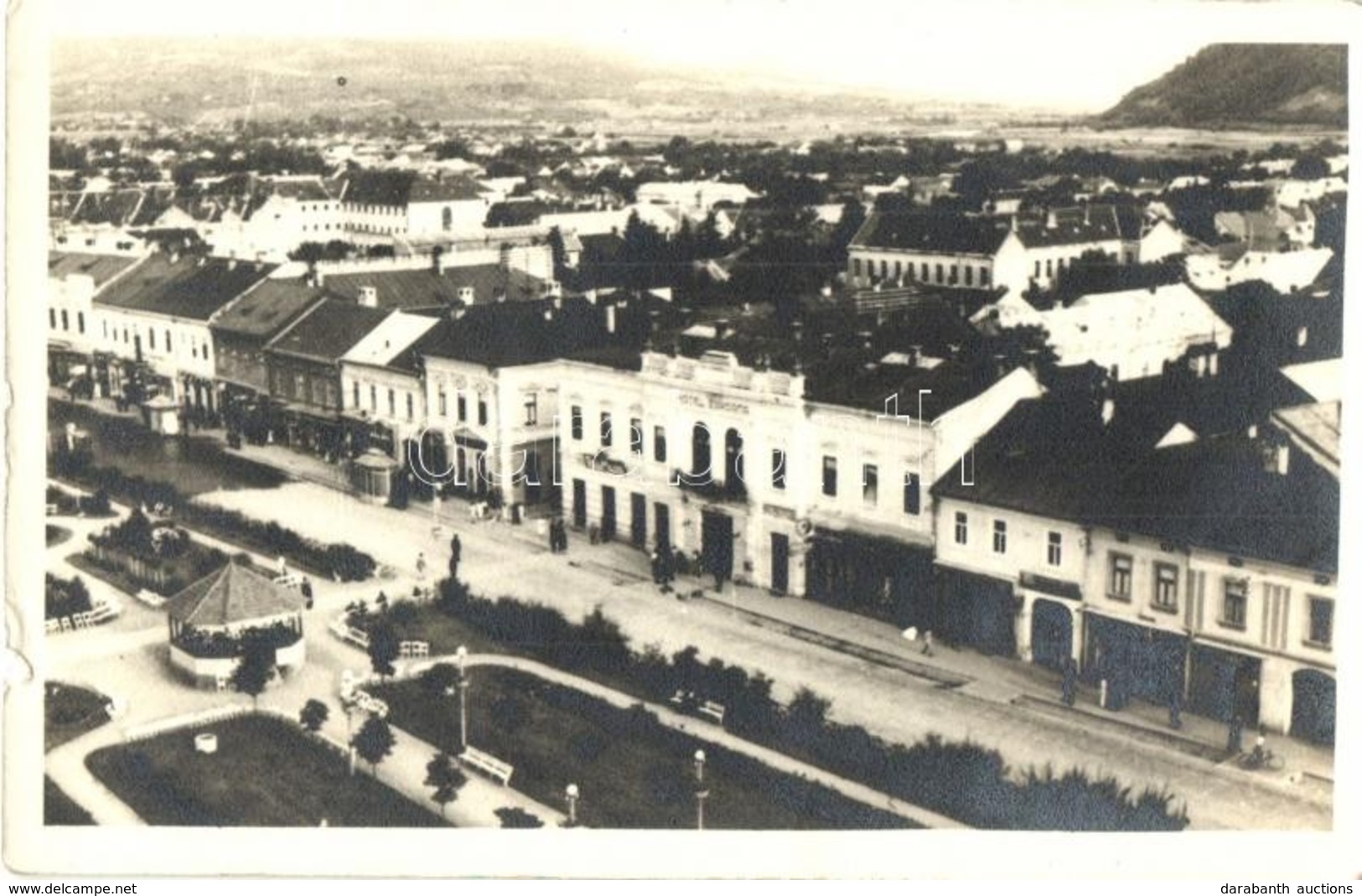 T2/T3 1940 Máramarossziget, Sighetu Marmatiei; Bevonulás, Hotel Europa, üzletek / Entry Of The Hungarian Troops, Hotel,  - Sin Clasificación
