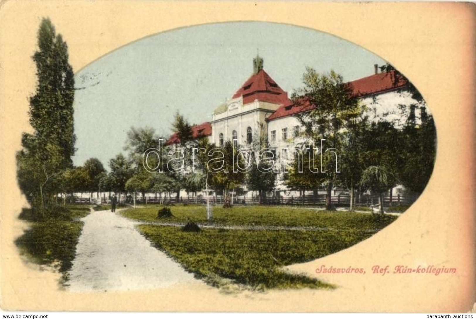 T2/T3 1910 Szászváros, Broos, Orastie; Református Kun Kollégium. Kiadja A Szászvárosi Könyvnyomda / Calvinist College (E - Sin Clasificación