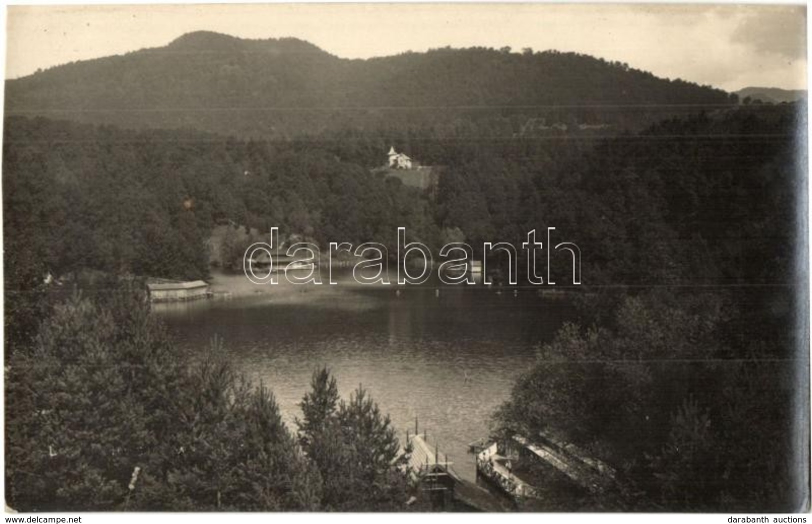 ** T2 1930 Szováta-fürdő, Baile Sovata; Medve Tó, Fürdőzők / Lacul Ursu / Lake, Bathing People. Foto Vilus - Sin Clasificación