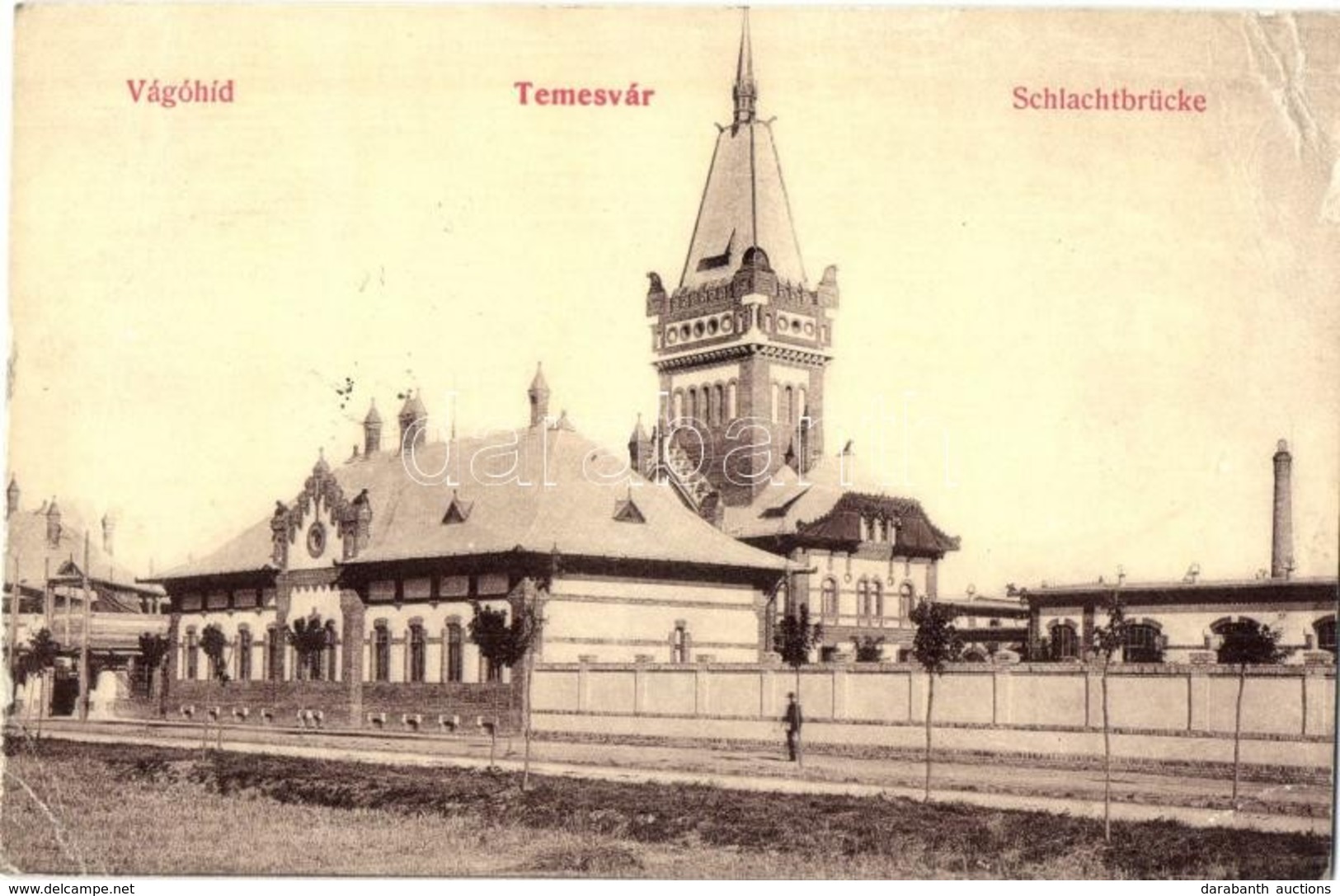 T2/T3 1908 Temesvár, Timisoara; Vágóhíd / Schlachtbrücke / Slaughterhouse (EK) - Sin Clasificación