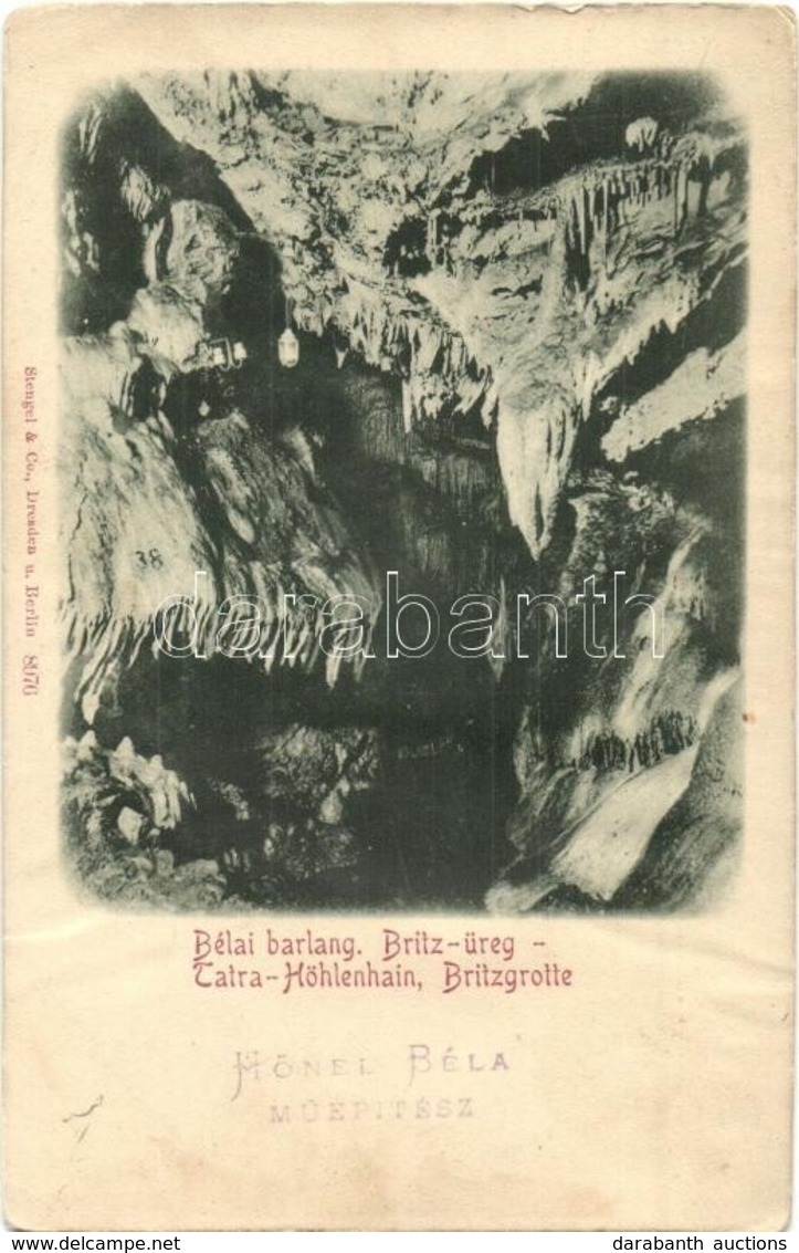 * T3 Barlangliget, Höhlenhain, Tatranská Kotlina (Tátra, Magas Tátra, Vysoké Tatry); Bélai Barlang, Britz üreg / Belians - Sin Clasificación