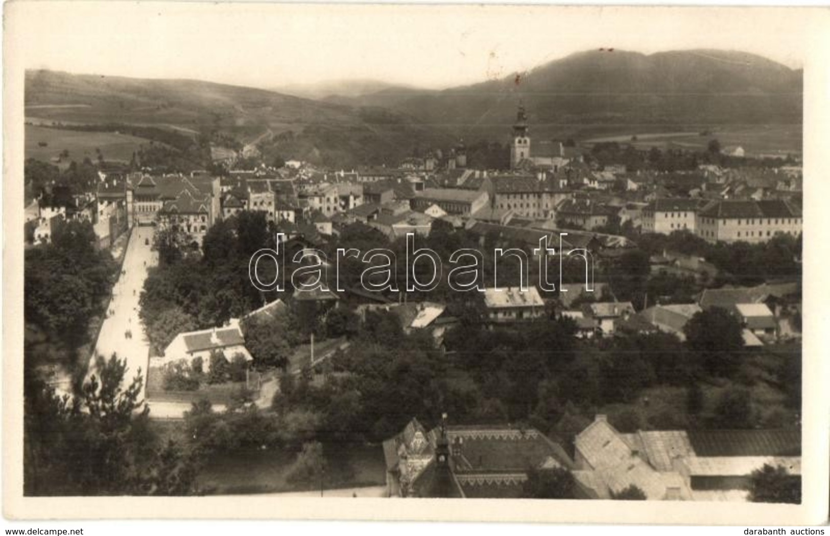 ** T2 Besztercebánya, Banská Bystrica; Látkép / General View. F. Machold - Sin Clasificación