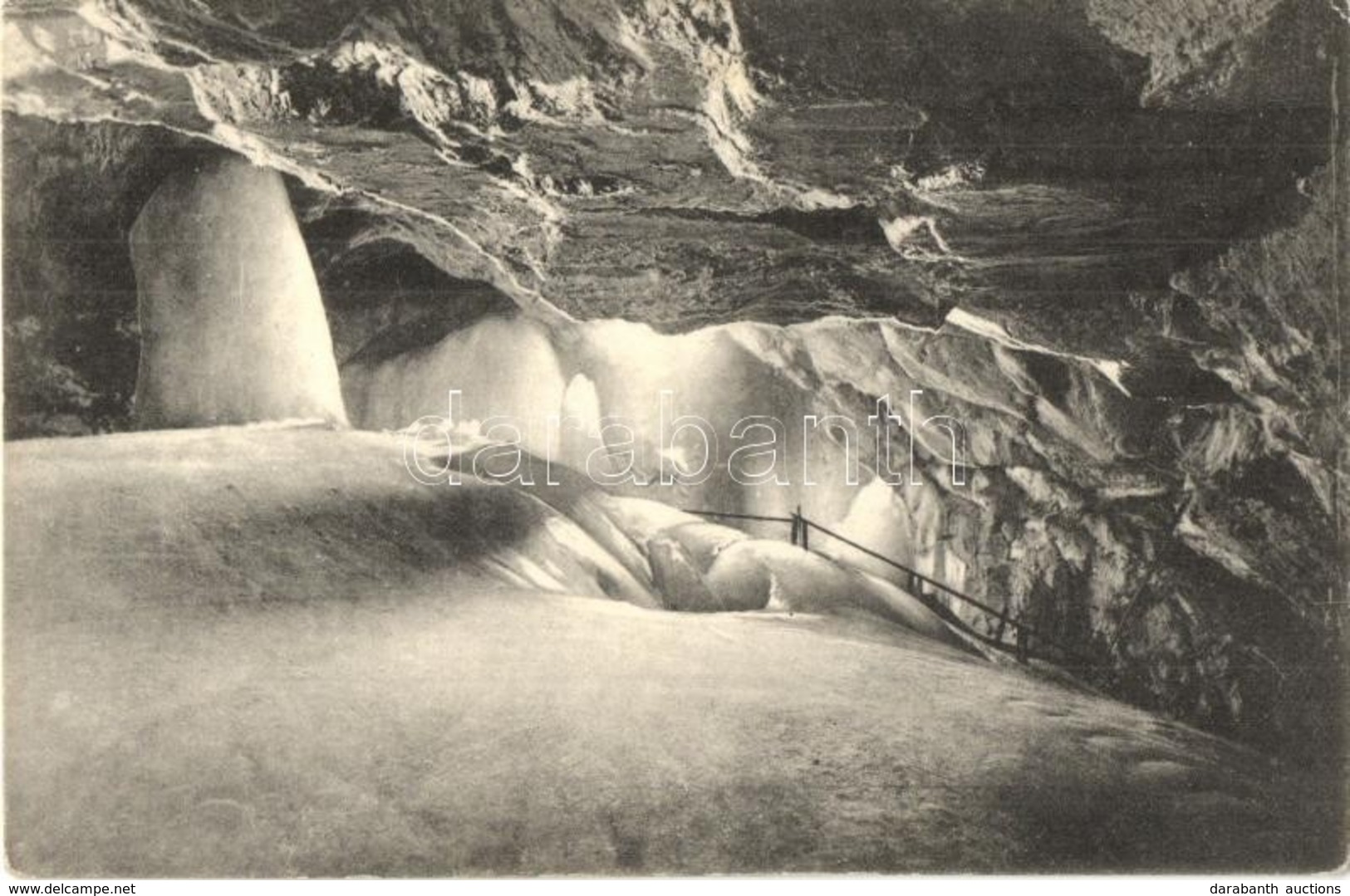 * T2 Dobsina, Jégbarlang, Belső, Korcsolya-hegy / Ledová Jeskyne, Kluziste / Ice Cave Interior - Non Classés