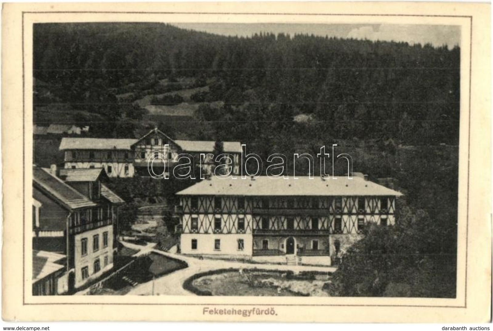 T2/T3 1909 Feketehegyfürdő, Merény, Nálepkovo; Thököly Ház. Kiadja Lomniczy V. / Villa, Spa (EK) - Non Classés