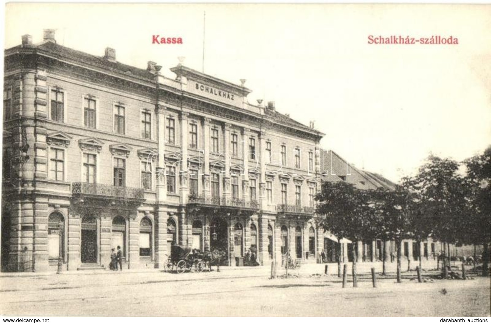 ** T2 Kassa, Kosice; Schalkház Szálloda. Kiadja László Béla 998. / Hotel - Non Classés