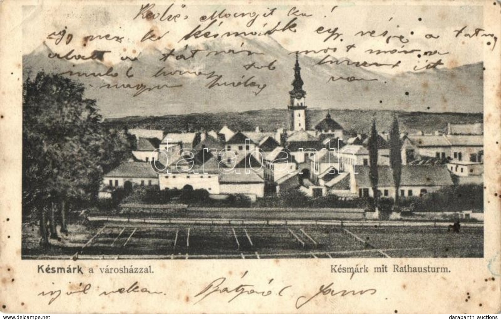 * T3 1908 Késmárk, Kezmarok; Városház / Rathaus / Town Hall (fl) - Sin Clasificación