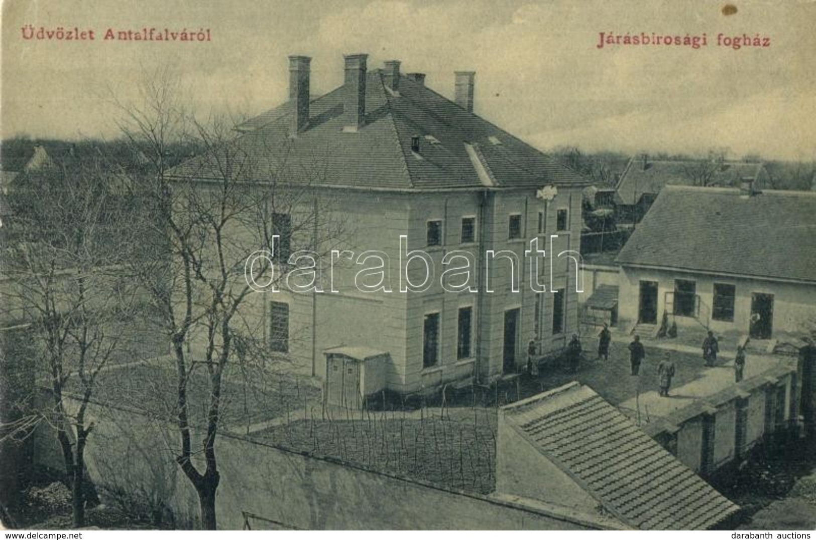 ** T2/T3 Antalfalva, Kovacica, Kowatschitza; Járásbírósági Fogház, Börtön. W. L. 977. / Prison Of The County Court, Jail - Non Classés