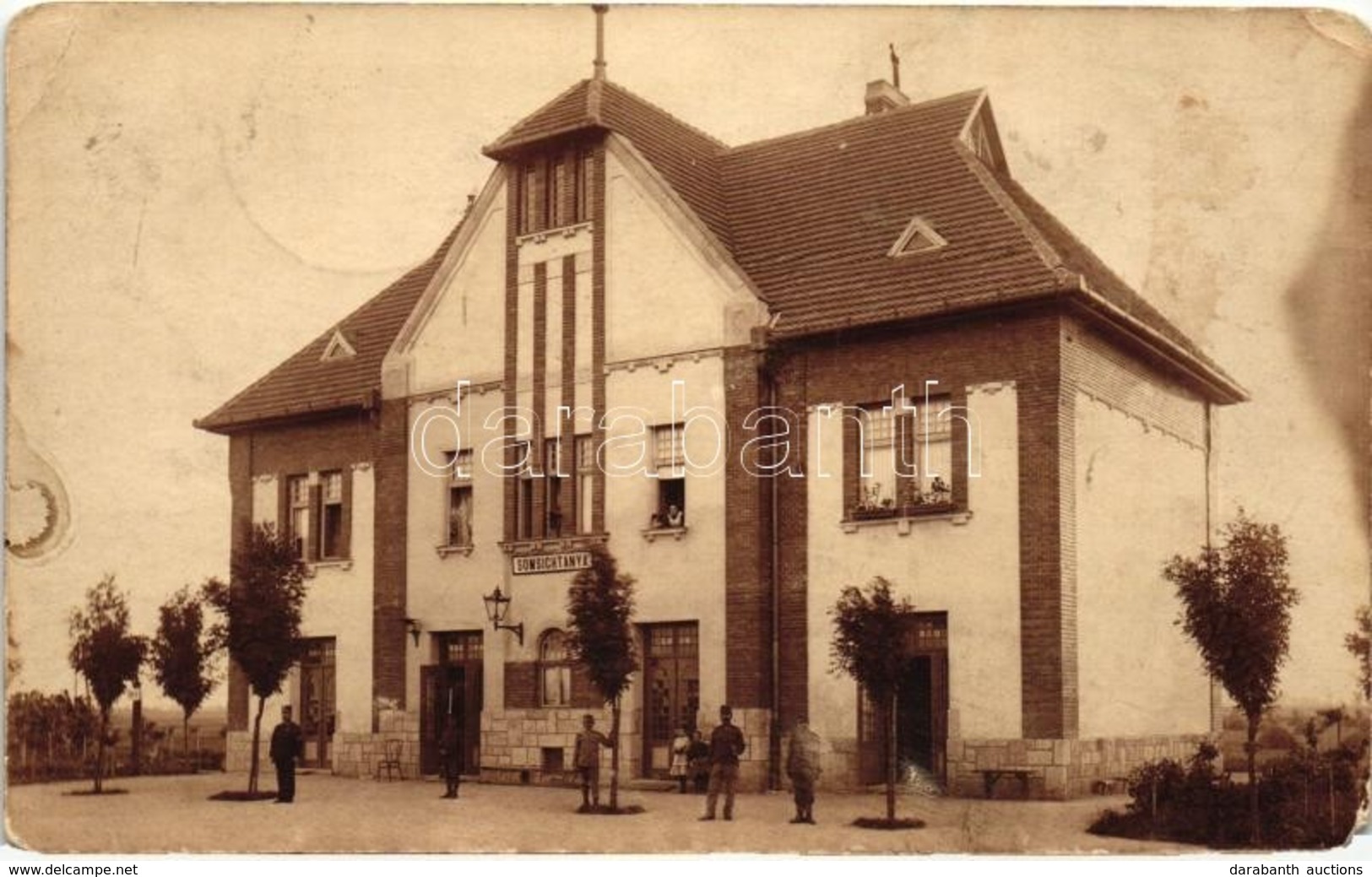 * T4 1915 Somssichtanya, Somsichtanya, Somsics Tanya, Naumovicevo (Szabadka, Subotica); Bahnhof / Vasútállomás / Railway - Non Classés