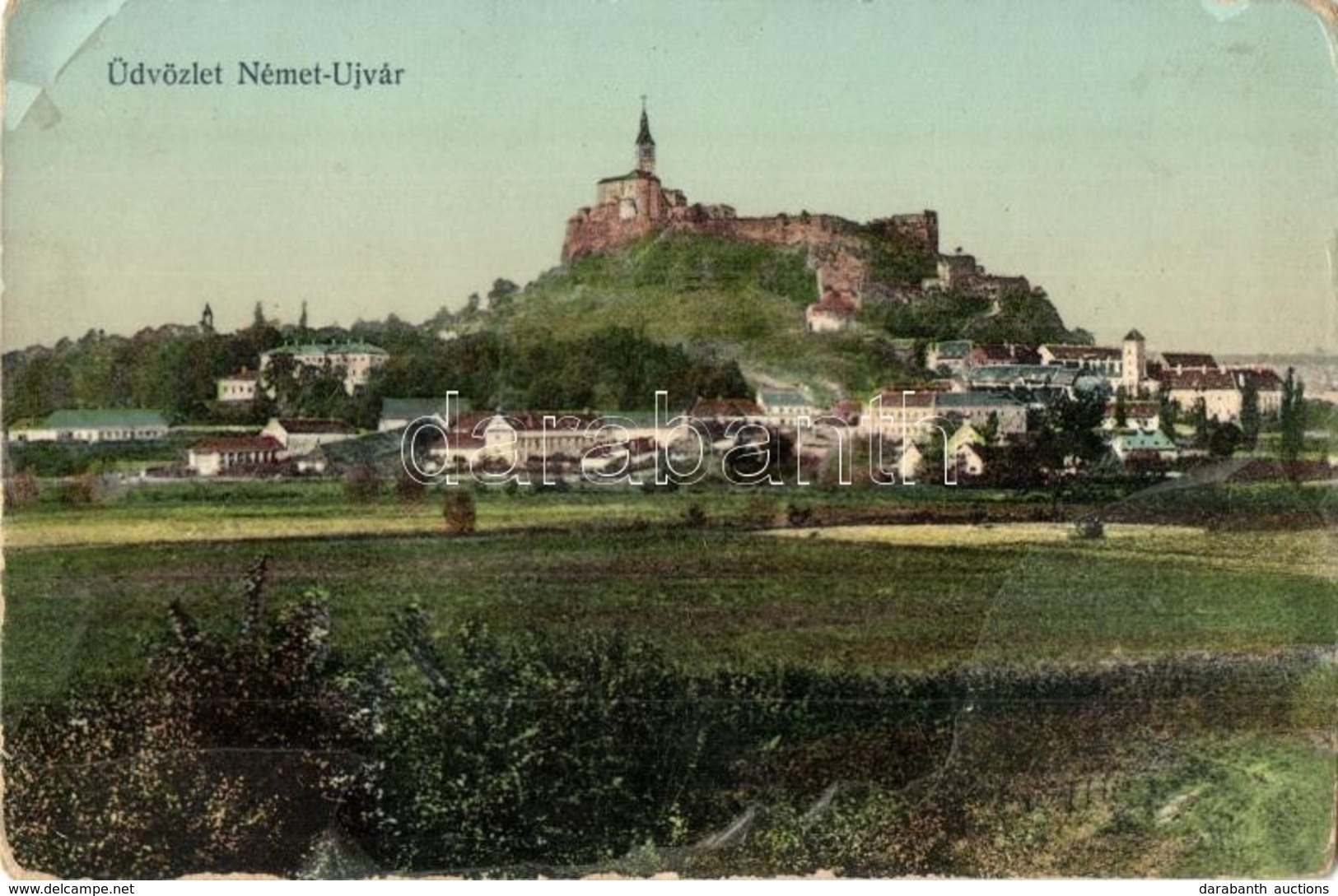 T2/T3 1912 Németújvár, Güssing; Vár, Látkép. Kiadja J. Salvachrist / Burg / Castle (EK) - Sin Clasificación