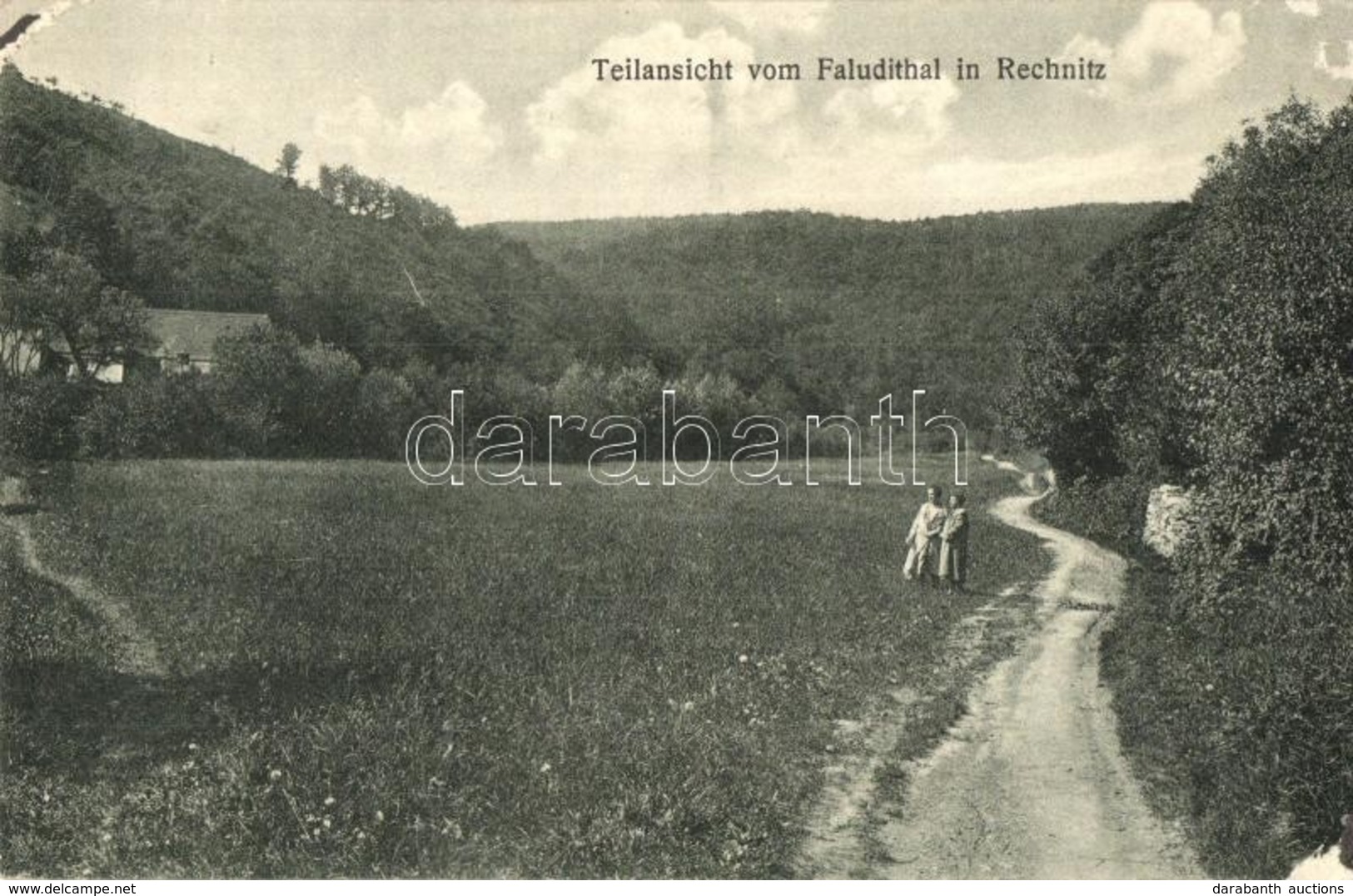 ** T2/T3 Rohonc, Rohunac, Rechnitz; Faludi Völgy Részlete, út. Kiadja Karl és Josef Lehner / Faludital / Valley, Road (f - Non Classés