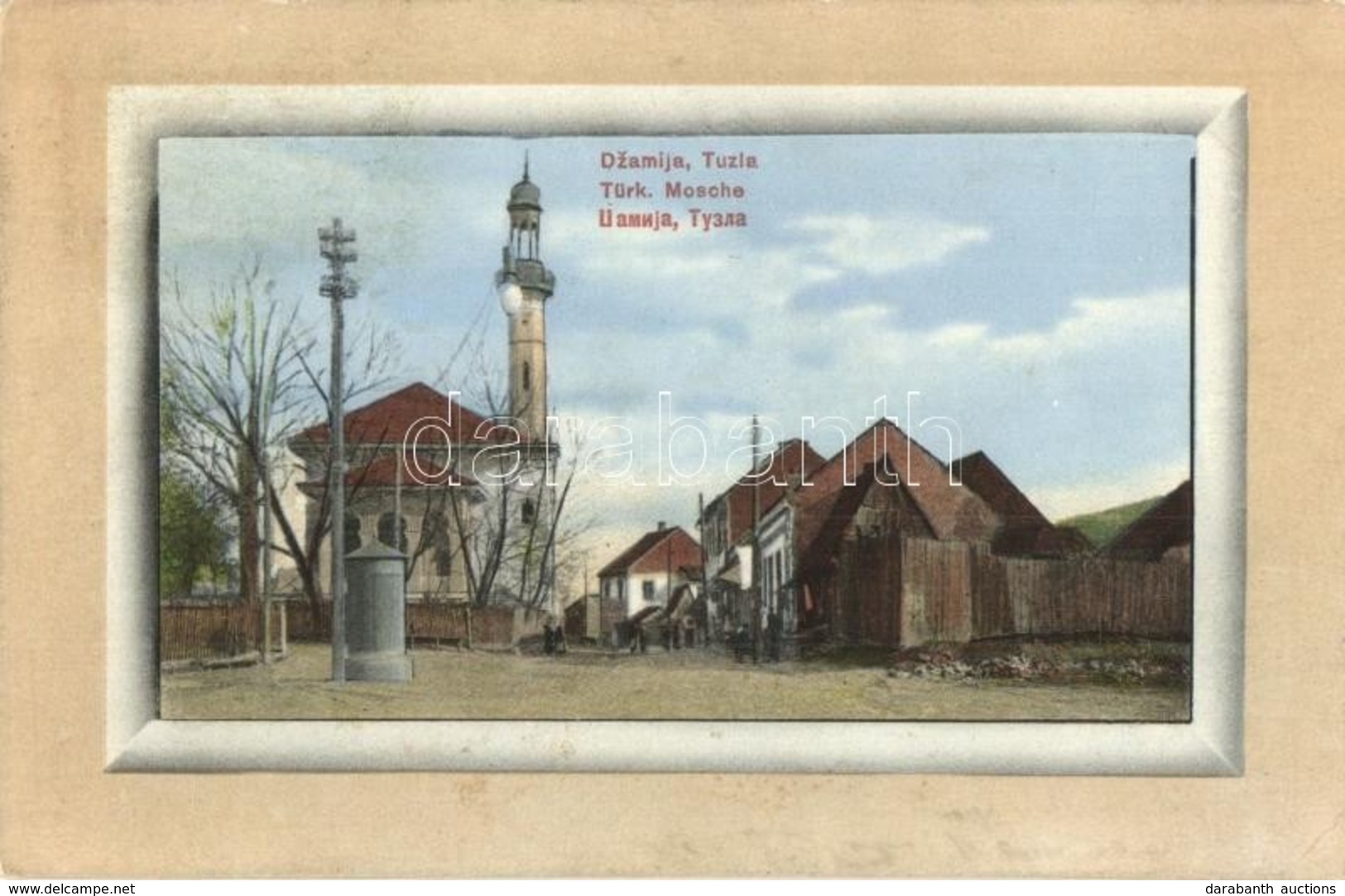 T2/T3 Tuzla, Moschee / Mosque. Verlag Adolf Engel (EK) - Ohne Zuordnung
