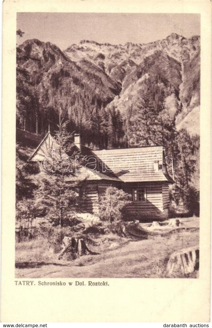 ** T1/T2 Tatry, Tátra; Schronisko W Dol. Roztoki / Rest House - Non Classés