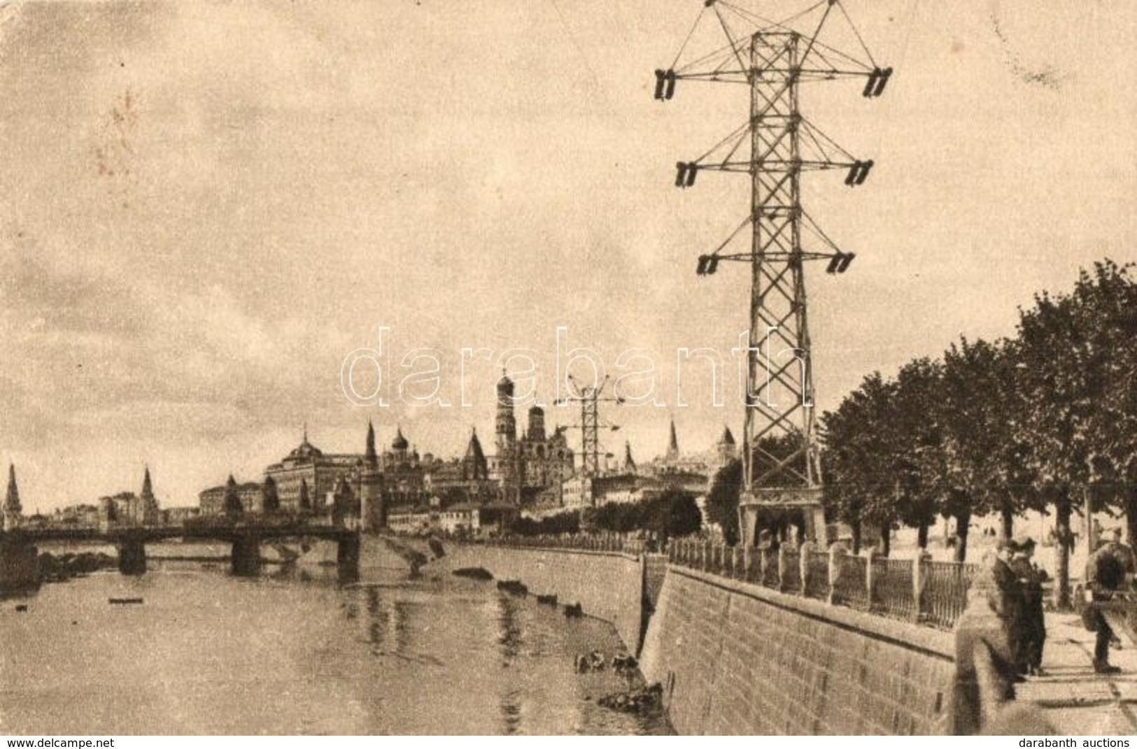 ** T2/T3 Mosow, Moscou; Quai Moskvorétskaia Et Les Accotoirs De L'électroligne De La Station Chatourskaia / Moskvoretsky - Sin Clasificación