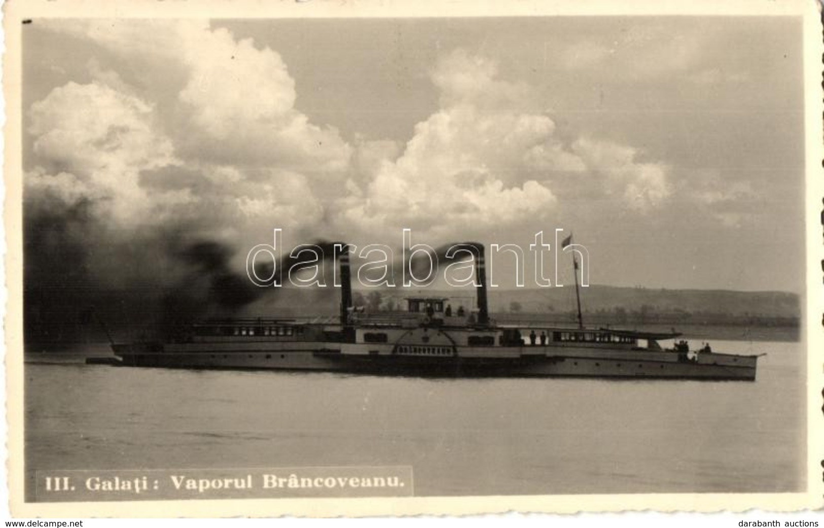 ** T2 Galati, Galatz; Vaporul Brancoveanu / SS Brancoveanu Steamship - Sin Clasificación