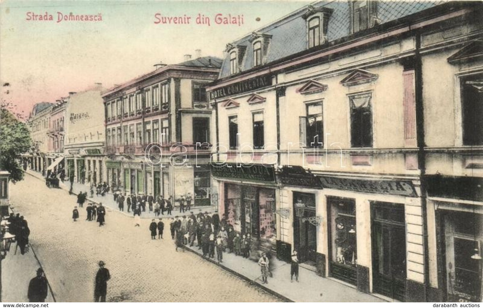 * T2 Galati, Strada Domneasca, La Cameli, Libraria Noua / Street View With Shops Of S. Drumea, Negoescu And Manitiu, Hot - Non Classés