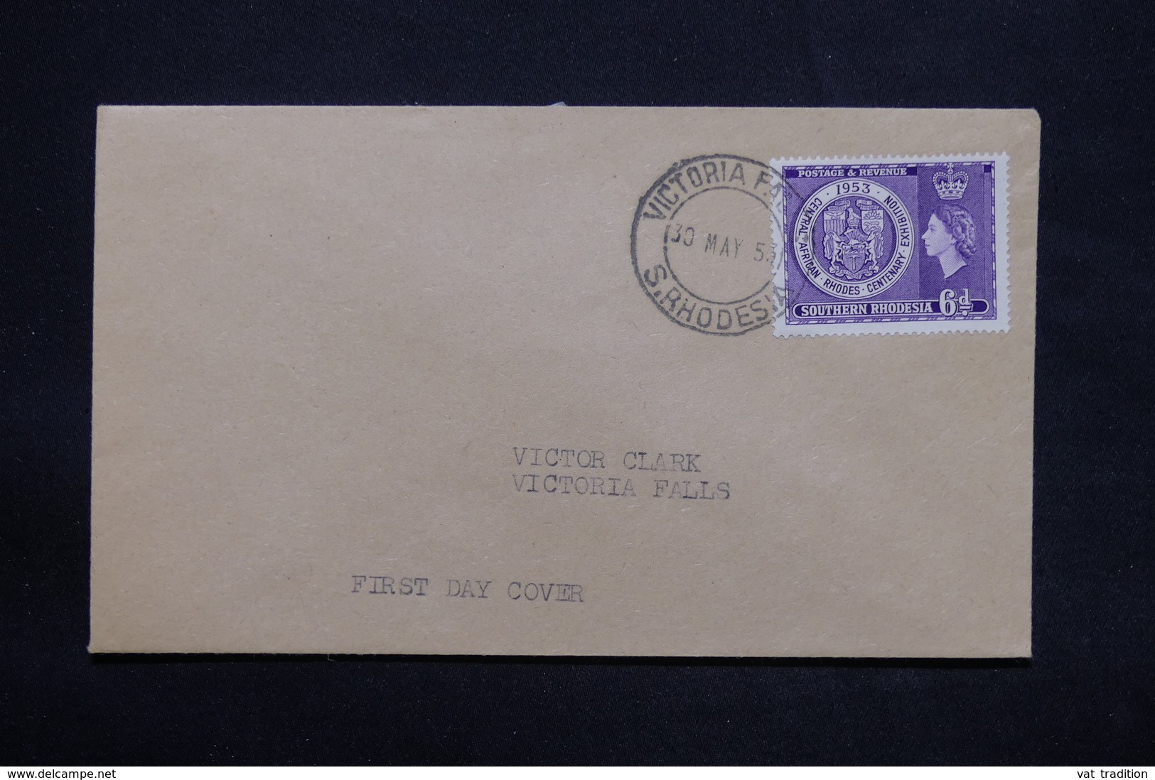 RHODÉSIE - Enveloppe FDC En 1953 De La Reine Elisabeth - L 25150 - Southern Rhodesia (...-1964)