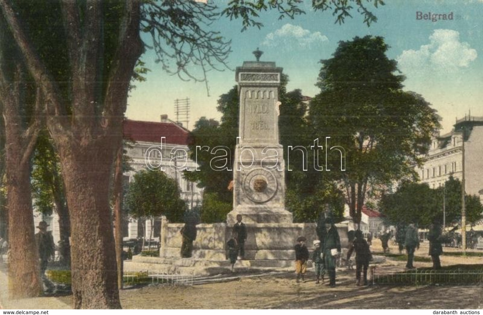 T2/T3 Belgrade, Hotel Balkan, Monument Of 1860 - Ohne Zuordnung