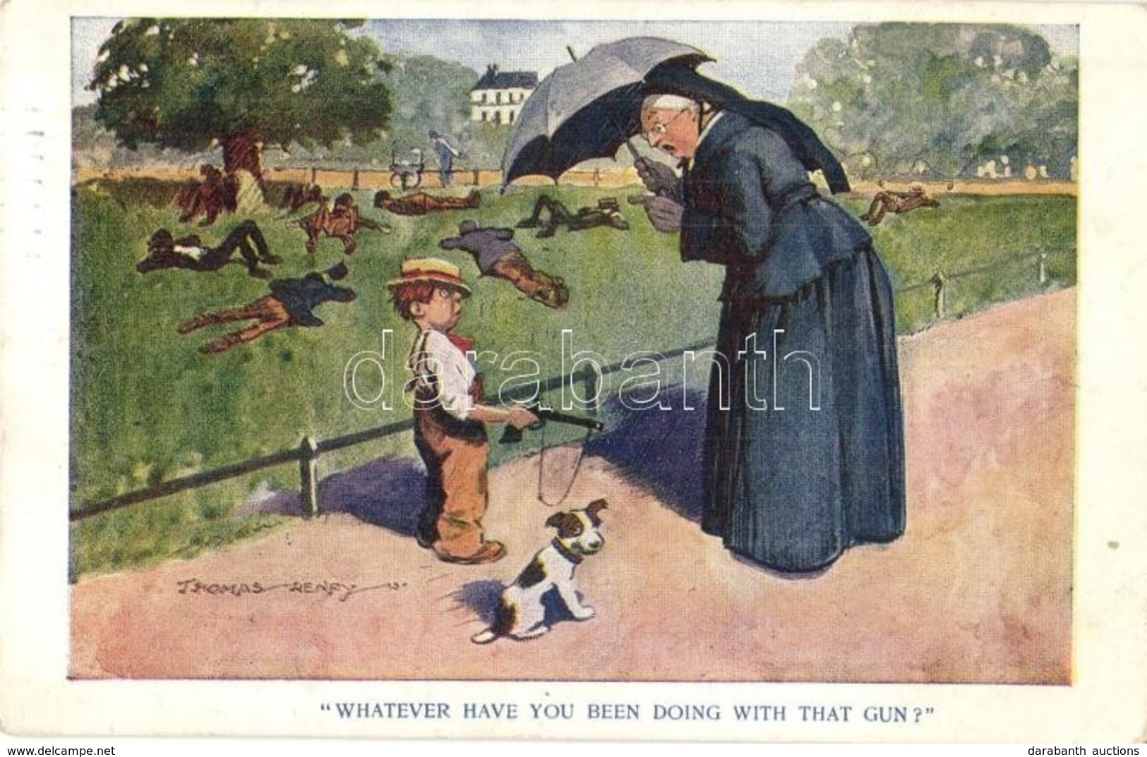 T2 Whatever Have You Been Doing With That Gun? / Child Humour. The Lawrence And Jellicoe No. 5041. S: Thomas Henry - Sin Clasificación