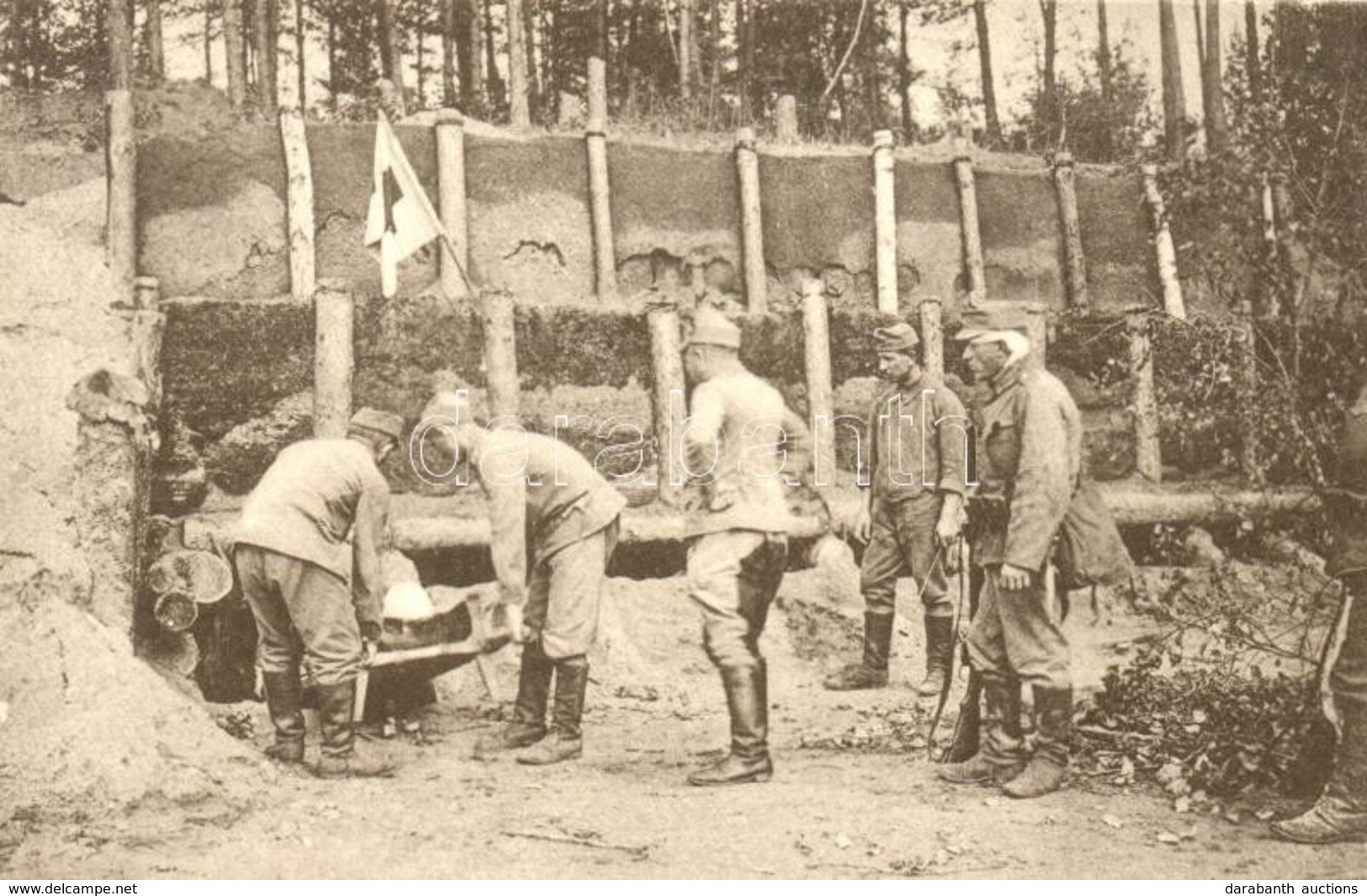 ** T1 1916 Ezredsegélyhely Nowoi Swietnél / Regimentshilfsplatz Bei Nowoi Swiet / WWI K.u.k. Military Regiment's First A - Sin Clasificación