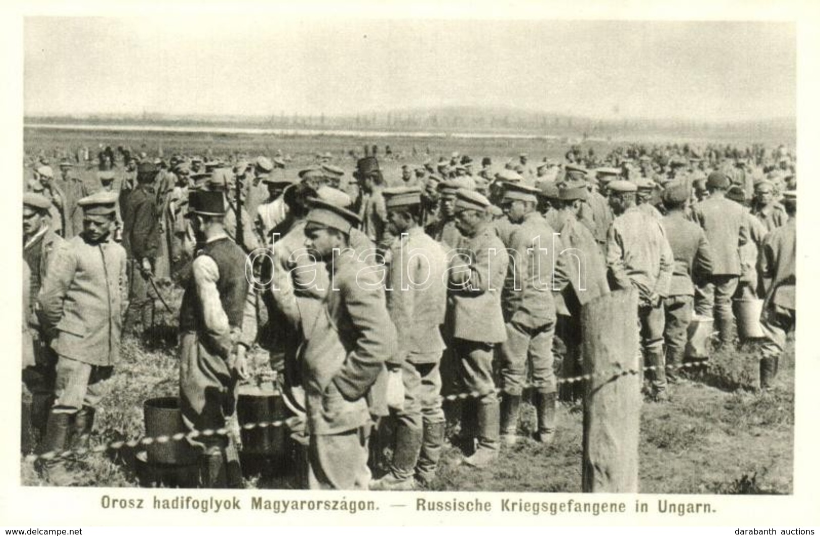 * T1/T2 Első Világháborús Orosz Hadifoglyok Magyarországon. Alexy Felvétele 1914. / WWI Russian Prisoners Of War (POWs)  - Non Classés
