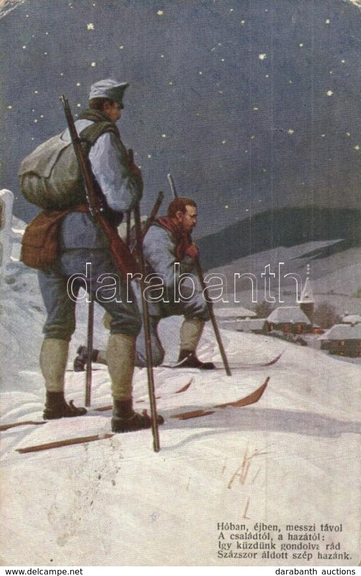 * T2/T3 1916 A Szent István Társulat Háborús Képeskártyáinak Karácsonyi Sorozat / WWI K.u.K. Mmilitary Art Postcard  (Rb - Sin Clasificación