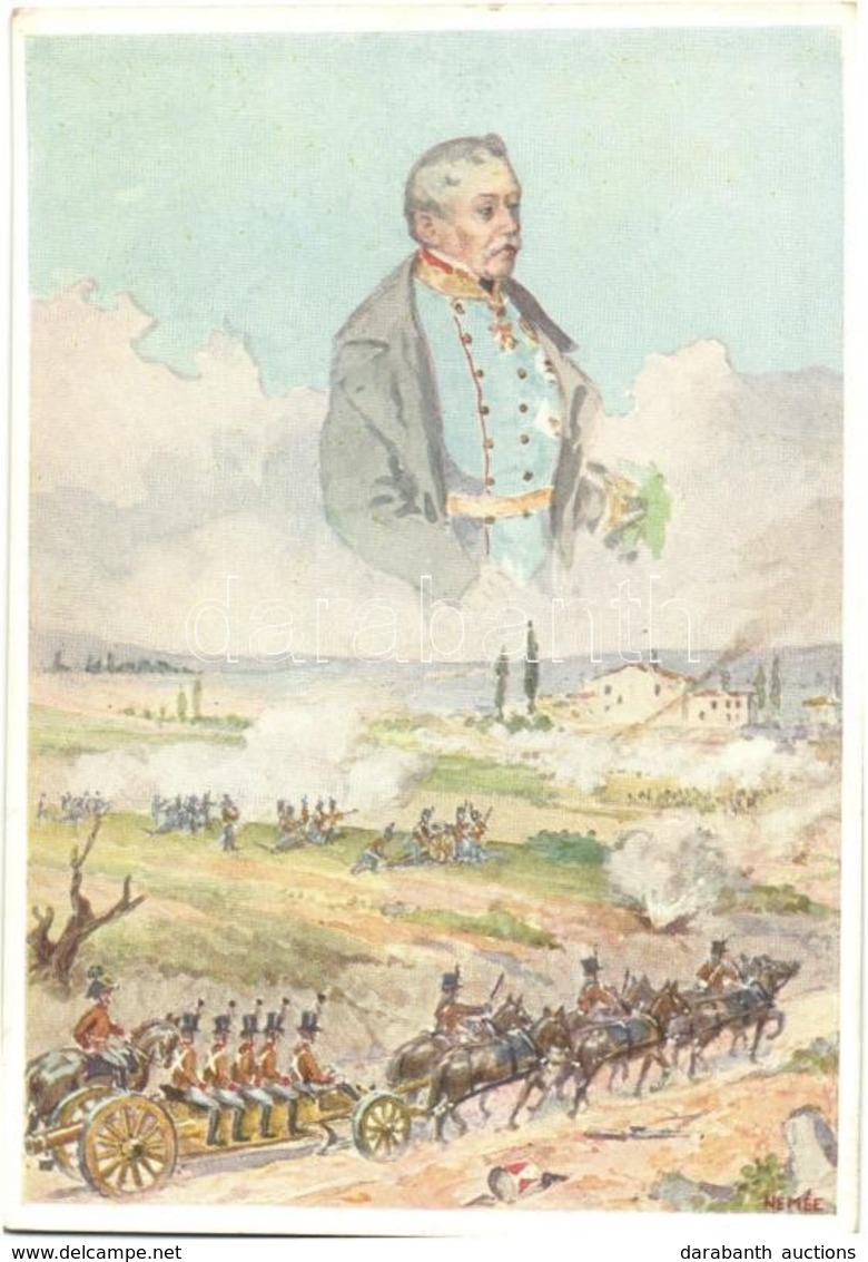 ** T2 Österreichische Artillerie Bei Custozza Unter Vater Radetzky 1848. Chwala's Druck, Wien VII / Austrian Military Ar - Sin Clasificación