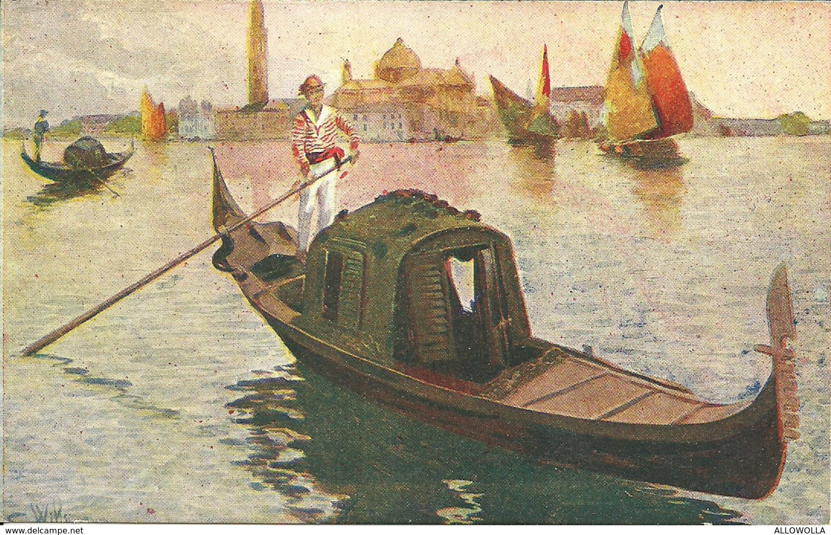 2989 " VENEZIA - S. GIORGIO " CARTOLINA POSTALE ILLUSTRATA ORIGINALE NON SPEDITA - Wills, John