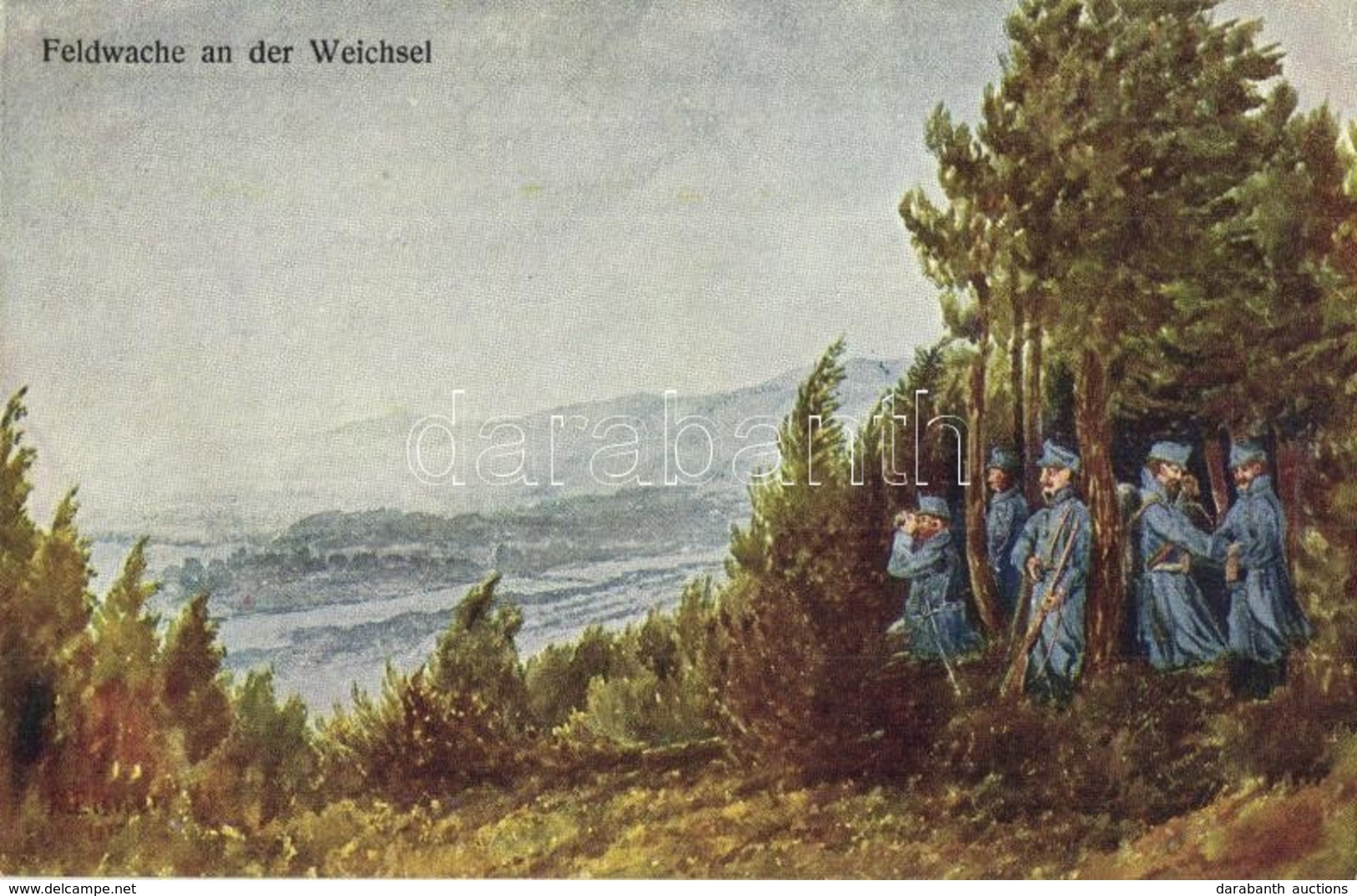 ** T2 Feldwache An Der Weichsel. Josef Gerstmayer / WWI Austro-Hungarian K.u.K. Military Field Guards Near The Vistula - Sin Clasificación
