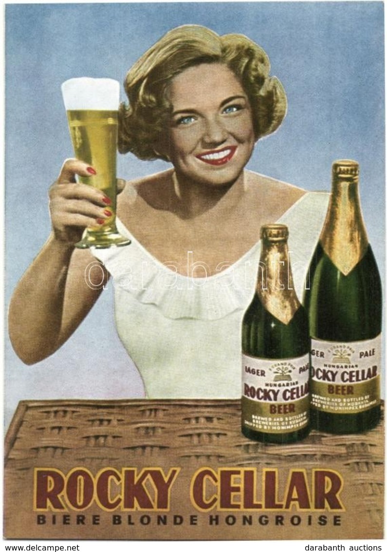 ** T1 Rocky Cellar Biere Blonde Hongroise. Magyar Sörreklám / Hungarian Beer Advertisement - Sin Clasificación