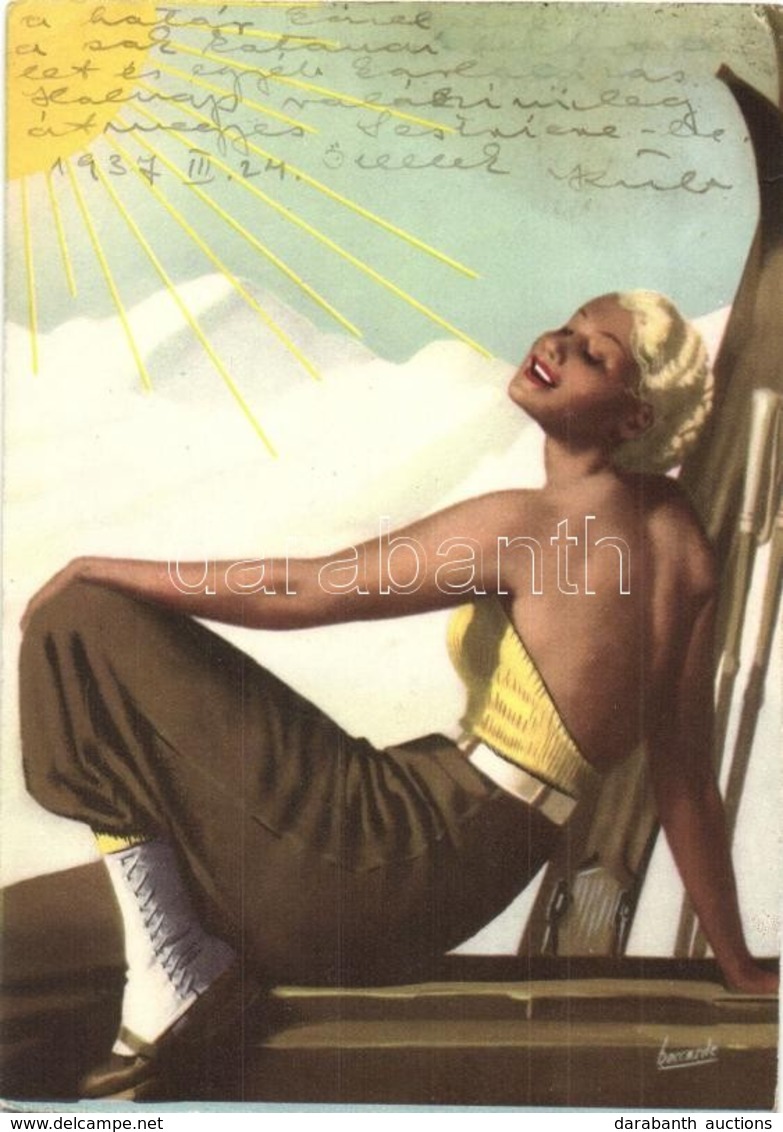 * T2/T3 'Delial' Senza Subire Bruciature Per Abbronzare Al Sole / 'Delial' Italian Tanning Sun Lotion Advertisement (EK) - Non Classés